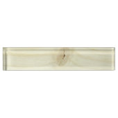 hout naambordje (Voorkant)