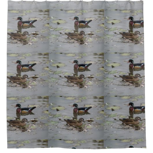 Hout Natuur Shower Curtain Douchegordijn (Voorkant)
