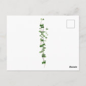 Hout nimf fee meisje goud helder bos bloemen briefkaart (Achterkant)