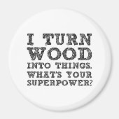 Hout omzetten in dingen magneet (Voorkant)