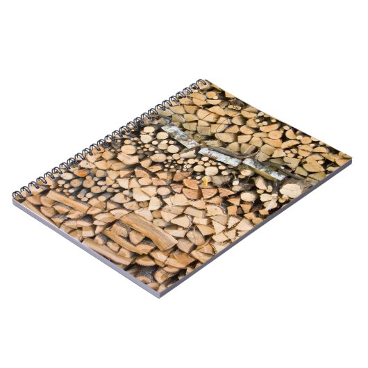 Hout op een stapel notitieboek (Linkerzijde)