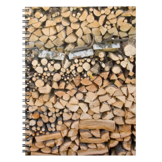 Hout op een stapel notitieboek (Voorkant)