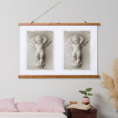 Hout Overgoten Wandtapijt Engelen Hangend Wandkleed (Slaapkamer)