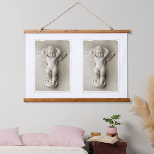 Hout Overgoten Wandtapijt Engelen Hangend Wandkleed (Slaapkamer)