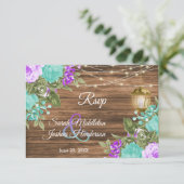 Hout, Paarse en Blauwgroen ventilator - RSVP (Staand voorkant)