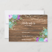 Hout, Paarse en Blauwgroen ventilator - RSVP (Achterkant)