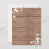 Hout paneel auto kerstboom op wat leuk feest kaart (Achterkant)