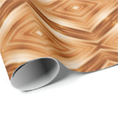 Hout Patroon Kunst - Moderne stijl Cadeaupapier (Rol Hoek)