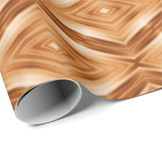 Hout Patroon Kunst - Moderne stijl Cadeaupapier (Rol Hoek)