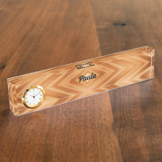 Hout Patroon Kunst - Moderne stijl Naambordje