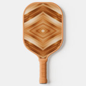 Hout Patroon Kunst - Moderne stijl Pickleball Paddle (Voorkant)