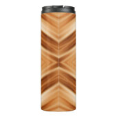 Hout Patroon Kunst - Moderne stijl Thermosbeker (Achterkant)