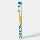 Hout Pattern Chrysanthemum Floral Personalized Case-Mate iPhone Case (Achterkant / Links)