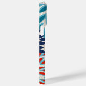 Hout Pattern Chrysanthemum Floral Personalized Case-Mate iPhone Case (Achterkant / Rechts)