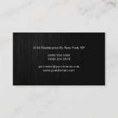 Hout Pattern Makeup Artist Script Visitekaartje (Achterkant)