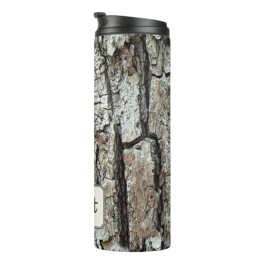 Hout Pine Bark Botanische foto, naam Thermosbeker (Geroteerd rechts)