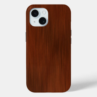 Hout Roodhout iPhone 15 Case