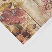 Hout Roos Matig plantgoed Tissuepapier (Detail)