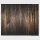 Hout Rustic Cadeaupapier (Vlak)