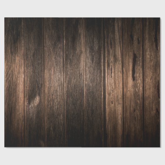 Hout Rustic Cadeaupapier (Vlak)