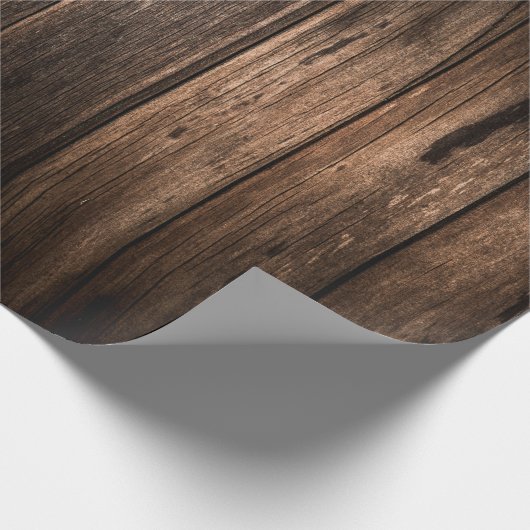 Hout Rustic Cadeaupapier (Hoek)