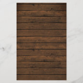 Hout Rustic Pumpkin die mama het beste spel kent (Achterkant)