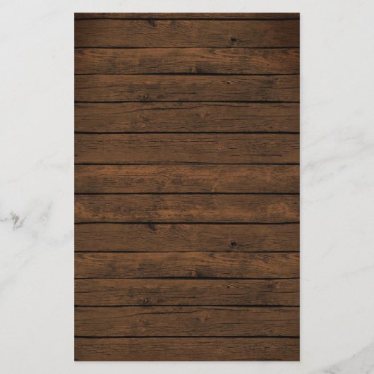 Hout Rustic Pumpkin Floral vind het gastspel (Achterkant)