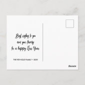 Hout Rustige Valentijnsdag LOVE Hartenfotokaart Briefkaart (Achterkant)