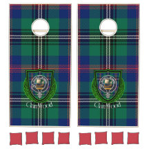 Hout Schotse Clan Tartan Crest