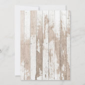 Hout | Sheriff Western Eerste Rodeo Verjaardagsfee Kaart (Achterkant)