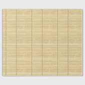 Hout Slat Blinds Golden Yellow Cadeaupapier (Vlak)