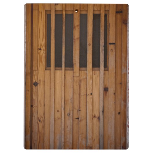 Hout Slats Beach door Costa Brava Spanje Klembord (Achterkant)