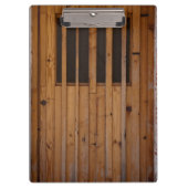 Hout Slats Beach door Costa Brava Spanje Klembord (Voorkant)