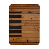 Hout Slats Beach door Costa Brava Spanje Magneet (Verticaal)