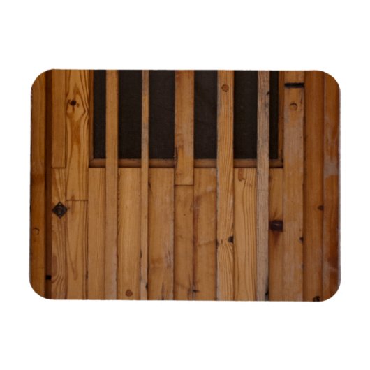 Hout Slats Beach door Costa Brava Spanje Magneet (Horizontaal)