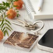 Hout Sleutelhanger (Voorkant Rechts)
