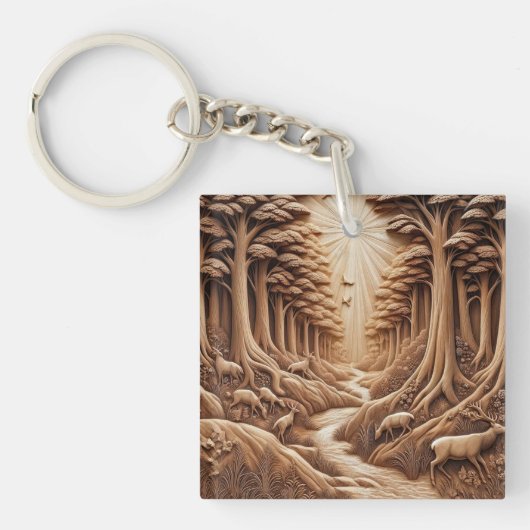 Hout Sleutelhanger (voorkant)