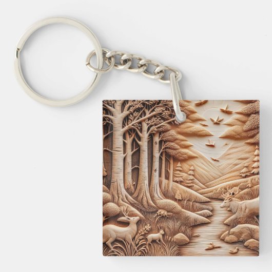 Hout Sleutelhanger (voorkant)