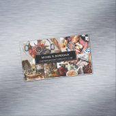 Hout Spierfotocollage Grazing Catering Magnetisch Visitekaartje (Voorbeeld)