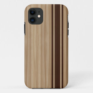 Hout Stripe iPhone 5 Hoesje - Surfboardstijl