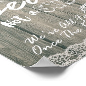 Hout Sunflower Pick A Seat Non A Side Weduwen Sign Poster (Hoek)