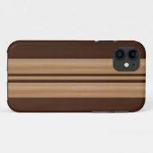 Hout Surfboard iPhone 5 Hoesje - Faux houtrepes (Achterkant (horizontaal))