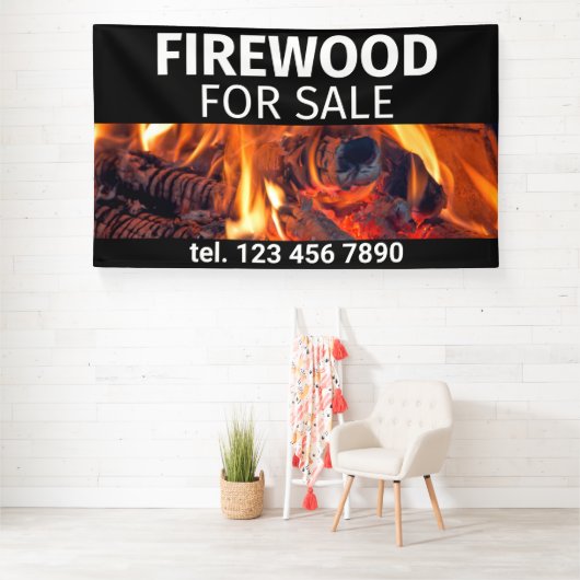 Hout te koop Zakelijk Houtvuur Spandoek (Insitu)