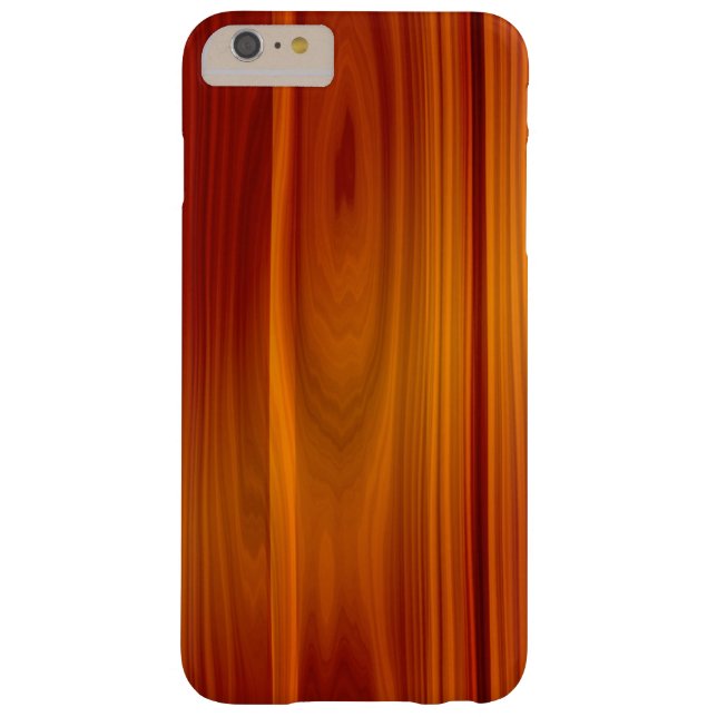 Hout Teak iPhone 6/6S plus Barely Daar Hoesje (Achterkant)