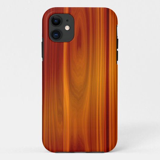 Hout Teak iPhone SE/5/5S Barely Daar Hoesje (Achterkant)