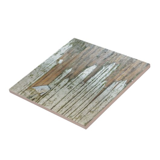 hout tegeltje (Zijkant)