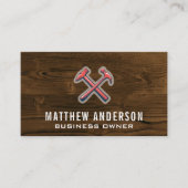 Hout | Timmerman en Hamers Visitekaartje (Voorkant)