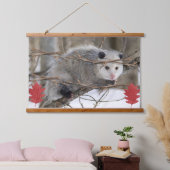 Hout Topped Wandtapijt Opossum Natuur Hangend Wandkleed (Slaapkamer)