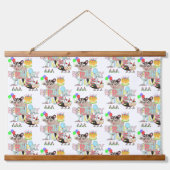 Hout Topped Wandtapijt Possum Verjaardag Hangend Wandkleed (Voorkant)