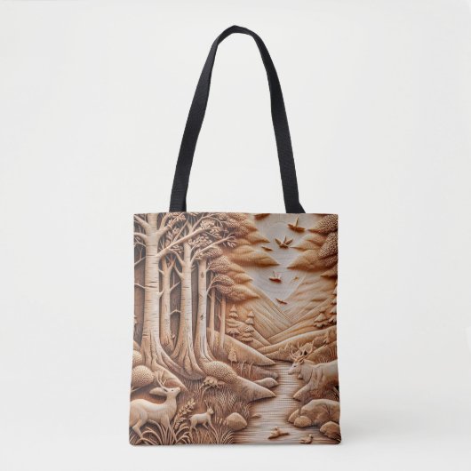 Hout Tote Bag (Voorkant)